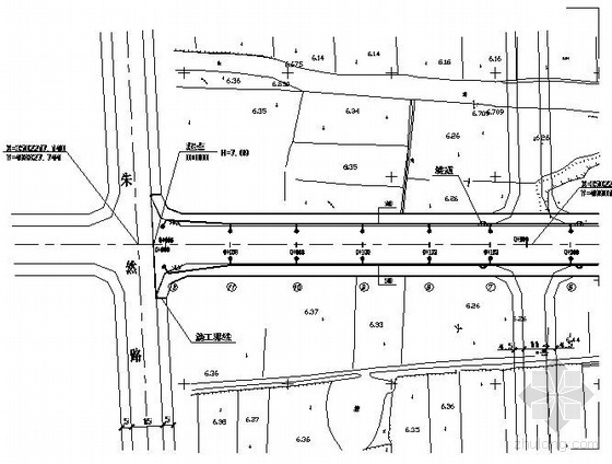 小区路灯工程电气图纸资料下载-某路段路灯工程电气图纸