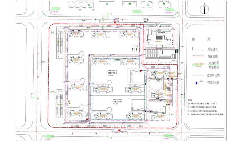 [内蒙古]现代方格构图住宅小区建筑设计方案文本（16年含CAD）-现代风格方格构图住宅小区建筑分析图