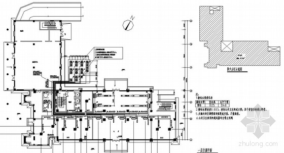 高铁调度中心施工图资料下载-某管道工程调度中心空调图