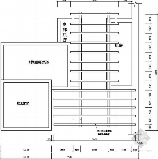 带宣传栏的廊架施工图资料下载-[四川]屋顶花园廊架木结构施工图