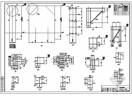 胶带机通廊施工方案资料下载-某通廊结构施工图