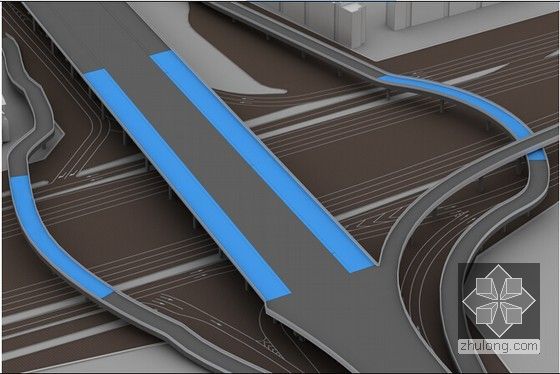 [四川]BRT通道8条匝道高架桥市政道路工程总承包施工组织设计671页（附图精美）-立交桥节点改造示意图