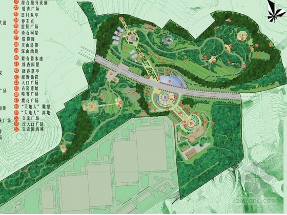绿色工业园区规划设计资料下载-[昆明]工业园区景观规划设计方案