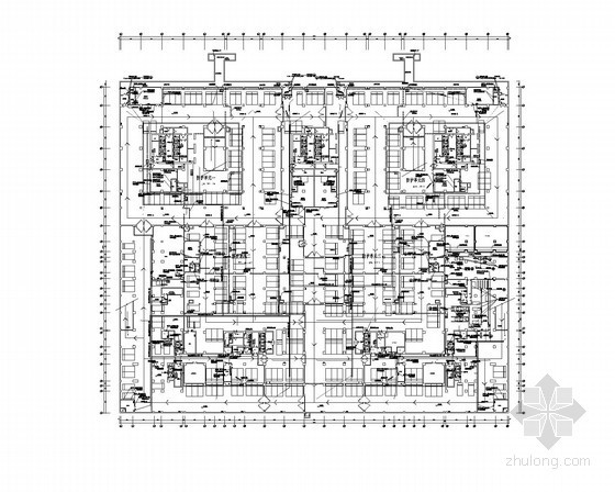 3层办公弱电图纸资料下载-[北京]高层综合办公楼弱电智能化施工图纸（地下3层、智能化弱电系统）