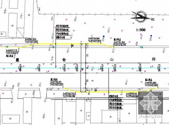 [山东]道路市政管网工程预算书(附施工图纸)-车站改造平面图