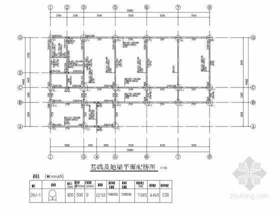 五层综合楼设计图资料下载-[黔江]五层框架结构综合楼结构施工图