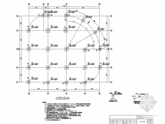 16米跨框架结构资料下载-[湖南]地上16层框架结构商务楼结构施工图