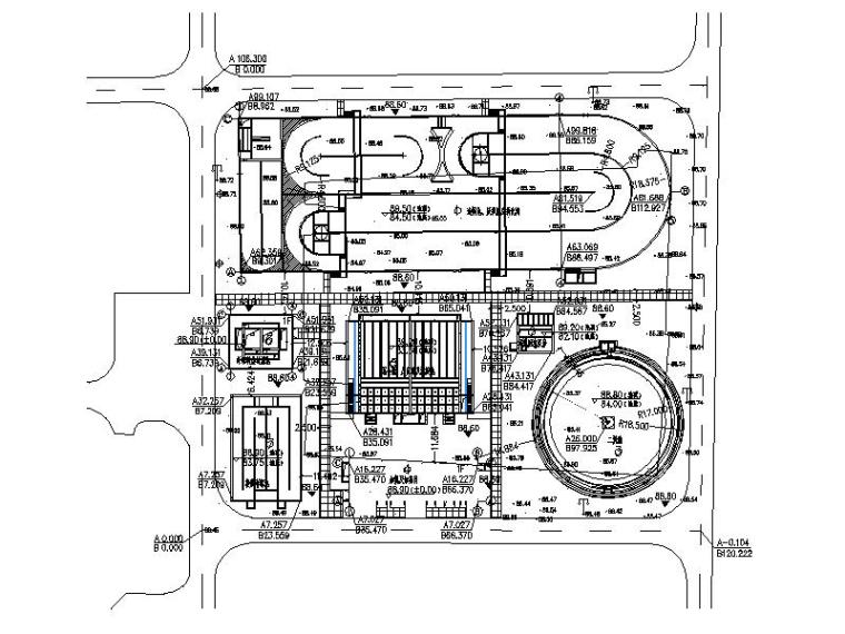 食品厂厂工艺流程图cad资料下载-[河南]某市污水处理厂施工图纸（CAD）