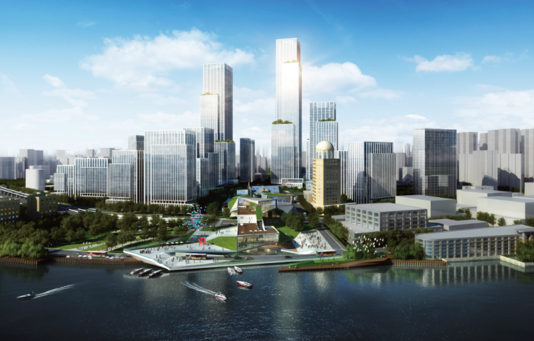 广场概念规划资料下载-[上海]小东门总体商业概念规划设计