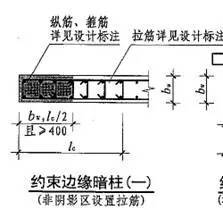 如何看懂约束边缘暗柱资料下载-详解钢筋中约束边缘和构造边缘柱