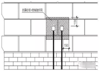 加气混凝土砌块钻孔式砖包管施工技术_9