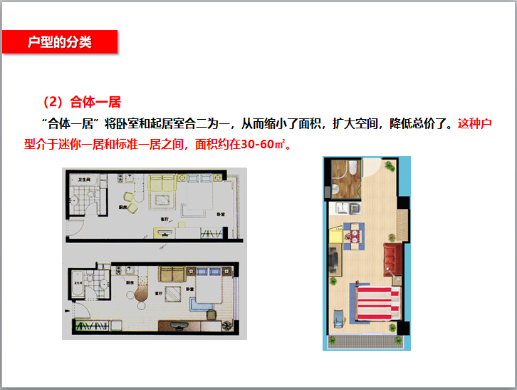 住宅户型设计案例解析与价值挖掘研究（图文并茂）-合体一居