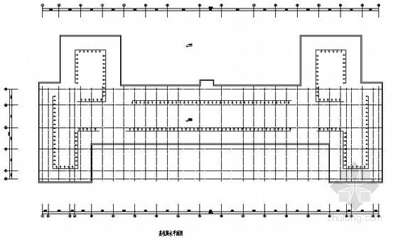 重力式水泥土桩墙基坑支护资料下载-重力式水泥土搅拌桩基坑围护结构图（土钉喷锚支护）