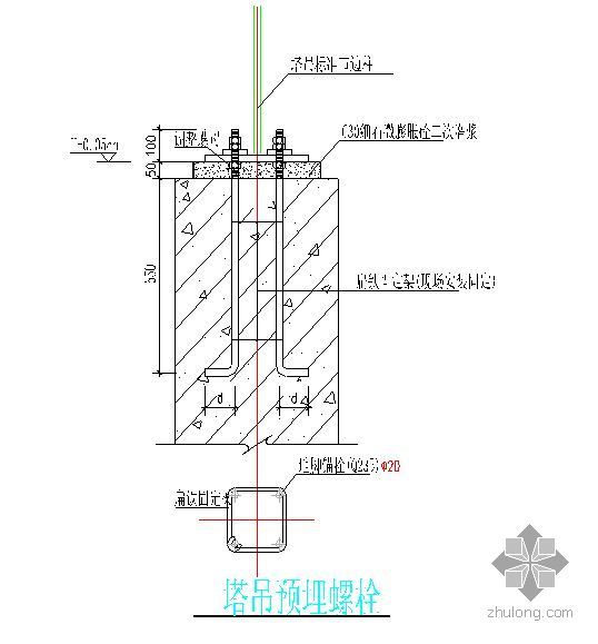 tc5610塔吊CAD图资料下载-长沙某高层住宅塔吊施工方案（附群塔施工方案）