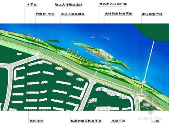 庐江公园景观规划方案设计资料下载-[重庆]江边公园景观规划设计方案