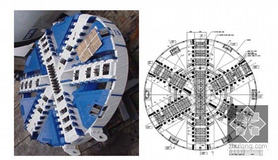 [广东]地铁区间盾构隧道施工方案（176页）-沈重-NFM刀盘结构形式