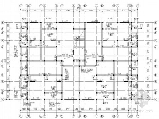 私人住宅桩基础平面图资料下载-[重庆]6层私人住宅框架结构施工图