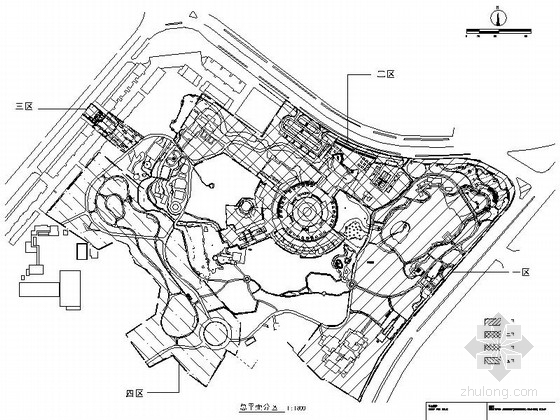 公园驳岸水池施工图资料下载-[福建]现代综合性公园景观规划设计施工图