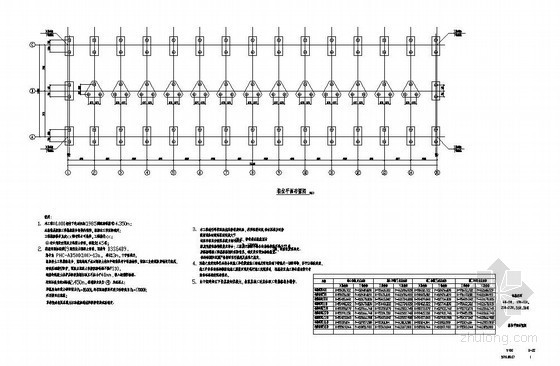蔬菜车间结构设计图资料下载-威海某车间结构设计图