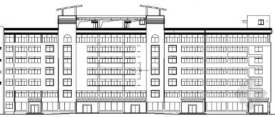 旅馆建筑一层平面图资料下载-某七层旅馆建筑方案图