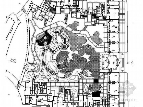 花桥国际商务核心区资料下载-浙江国际商务中心住宅区景观设计施工图