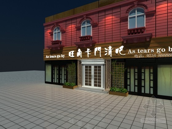 清吧建筑方案资料下载-旺角卡门清吧3d模型下载