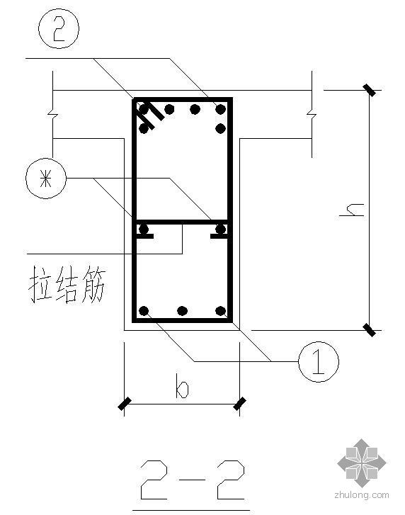 某框架梁的节点构造详图要求- 