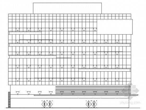 学校音乐厅施工图资料下载-某五层现代风格音乐厅建筑施工图