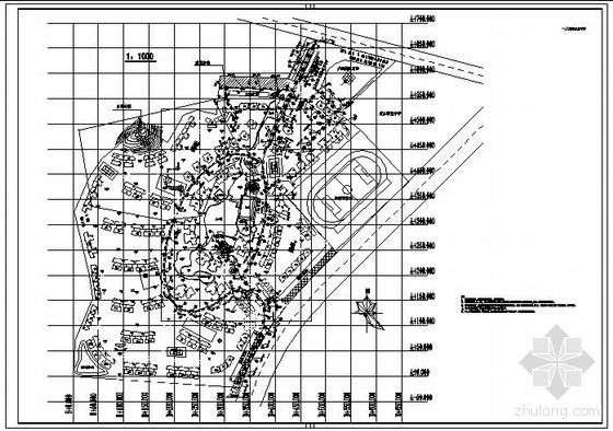 建筑排水设计图资料下载-某大型生活小区排水总设计图