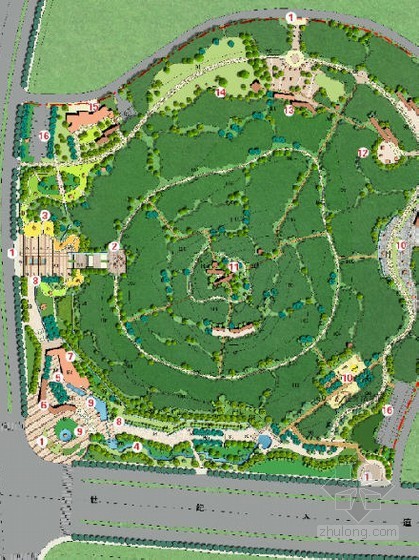 城市小型公园景观设计方案资料下载-[济南]公园景观设计方案