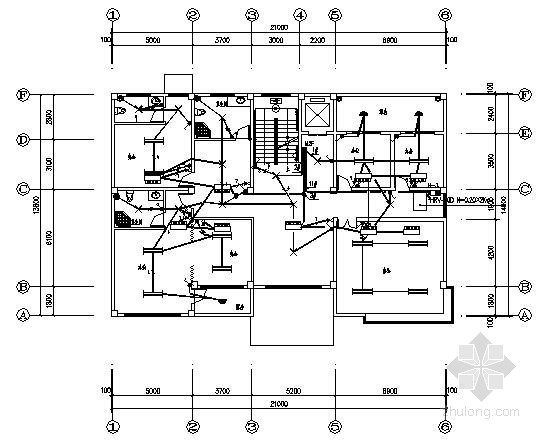 框架综合楼图纸资料下载-某综合楼全套电气图纸