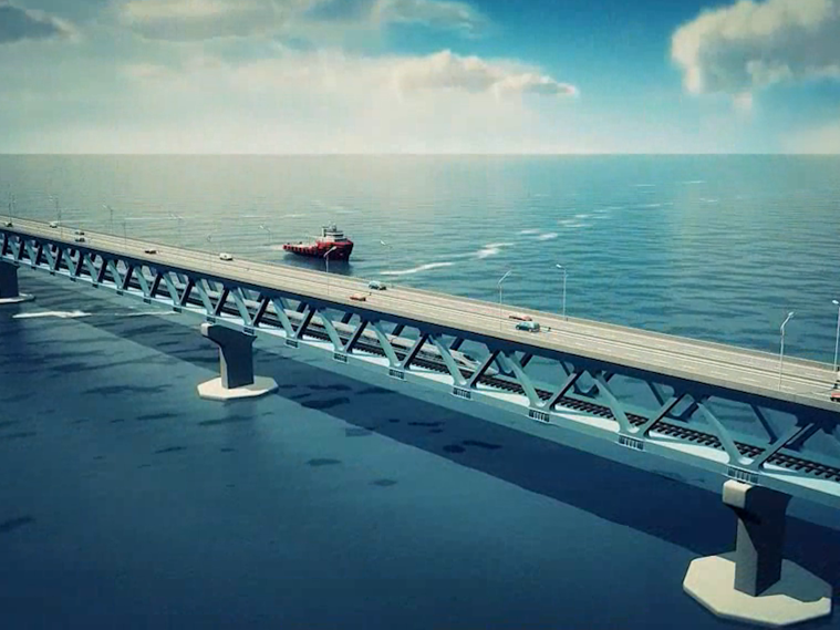桥梁制作资料下载-桥梁构件制作及钢管桩施工动画演示