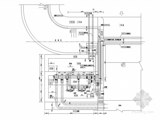 变频调速供水泵房资料下载-[湖南]水泵房供水系统施工图