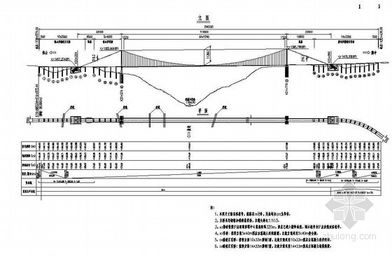 悬索桥桥型施工图资料下载-高速公路山区悬索桥钢箱梁桥型节点详图设计