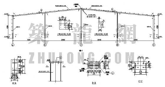 钢结构阁楼设计施工图资料下载-某钢结构厂房结构施工图