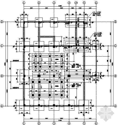 丙类厂房锅炉房设计资料下载-某锅炉房厂房结构设计图纸