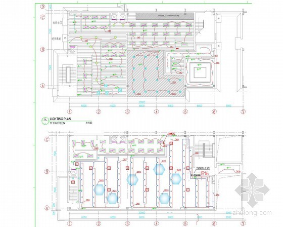 6层办公室建筑施工图资料下载-两层办公室装修工程电气施工图纸