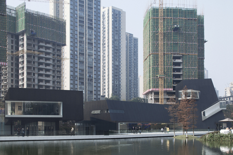 艺术馆立面图资料下载-重庆天地艺术馆