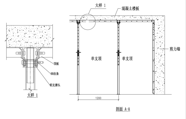 广场项目办公楼铝合金模板施工方案（含计算书）_7