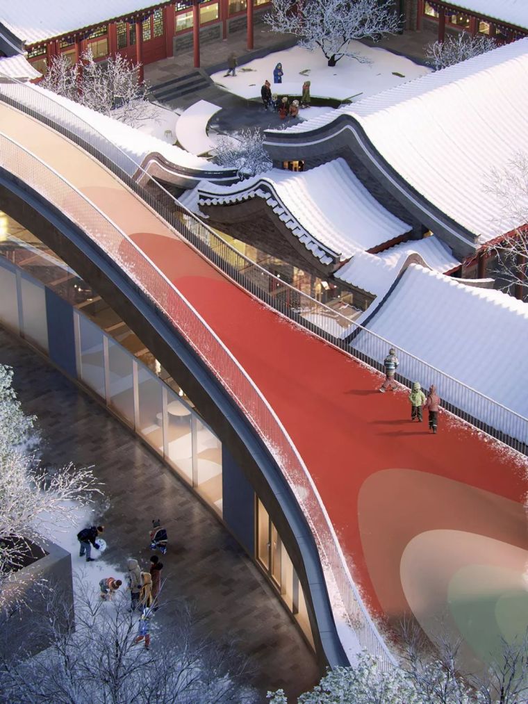 案例分享| 北京四合院幼儿园设计漂浮屋顶_7
