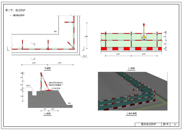 安全文明施工图集(上)-41页-基坑防护