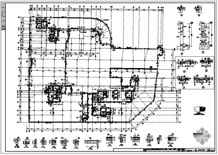 地下结构设计经验法资料下载-某安置房地下室结构设计图