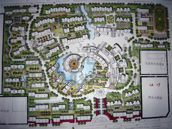 长春市居住小区规划设计资料下载-某居住小区规划设计方案