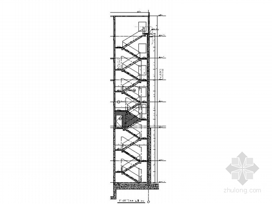 [上海]城市核心区地块高层商业建筑设计施工图（知名设计院 立面设计新颖）-城市核心区地块高层商业建筑大样图