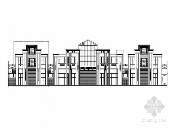 两层酒吧建筑施工图资料下载-[福建]两层artdeco风格会所建筑施工图