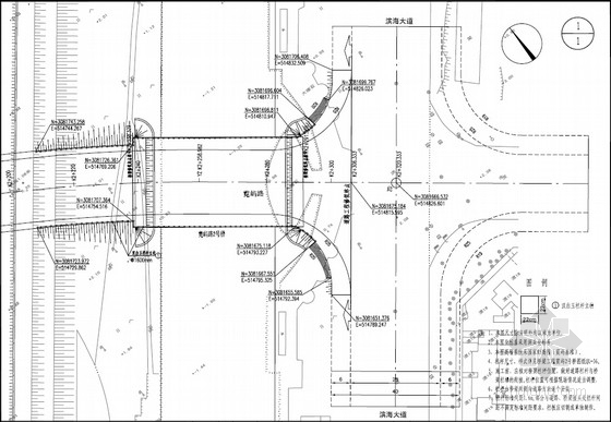 通信工程施工图设计说明资料下载-[PDF]24m城市次干路工程全套施工图（91张 道路 交通工程）