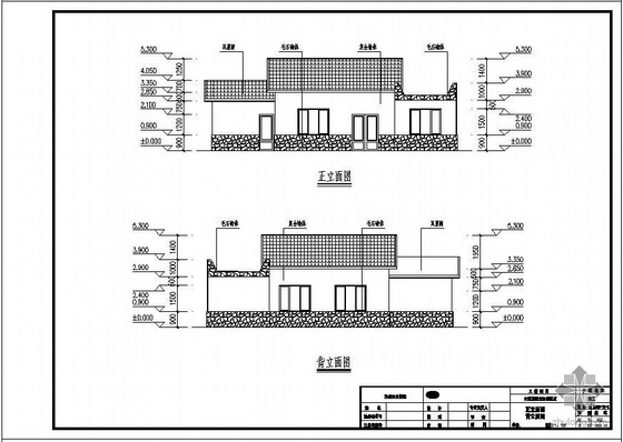 工程示范点方案资料下载-成都某地震灾后重建龙池示范点建筑物结构图