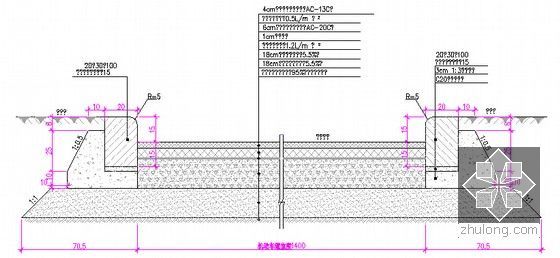 [山东]新建城市道路及配套工程预算书（全套图纸）-道路详图