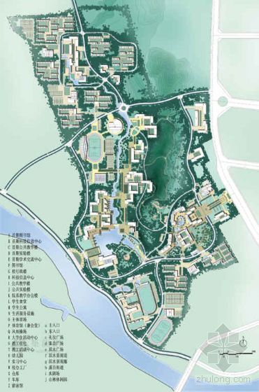 校区景观规划方案资料下载-[广西]学院新校区景观规划设计方案