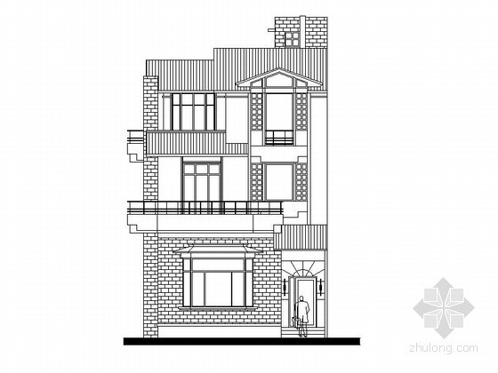 老年别墅方案资料下载-某三层老年公寓建筑方案图